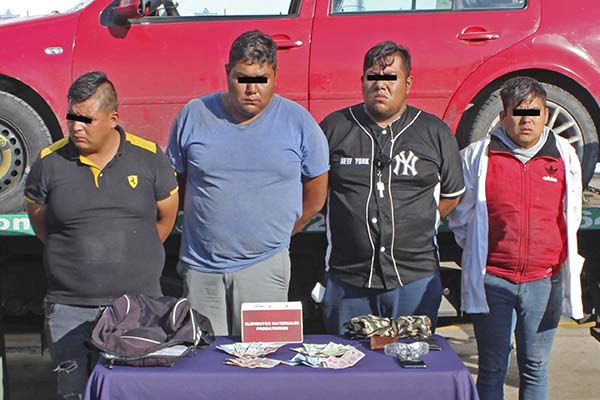 Cayó banda de asaltantes; transportistas y transeúntes eran las víctimas