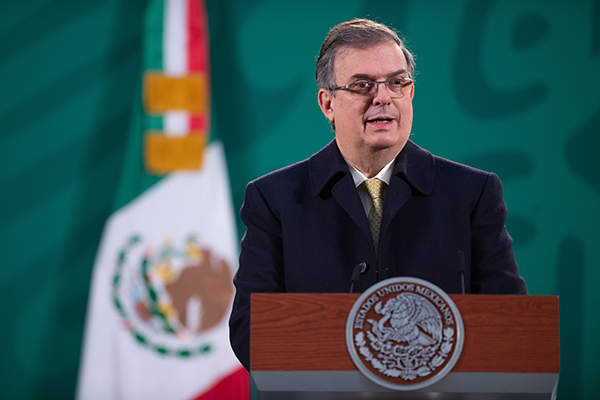 Marcelo Ebrard y el secretario de Seguridad de EU analizan abrir la frontera