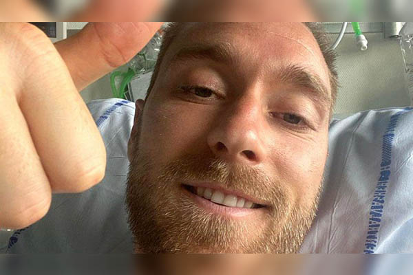 Eriksen será intervenido para implantarle un desfibrilador automático en el corazón