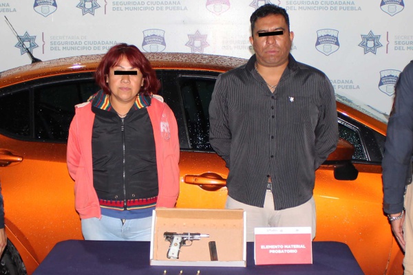 Policía Municipal detiene a tres por portación ilegal de armas de fuego
