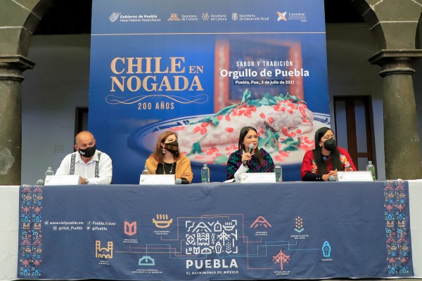 Presenta Turismo colaboración intermunicipal por los 200 años del Chile en Nogada