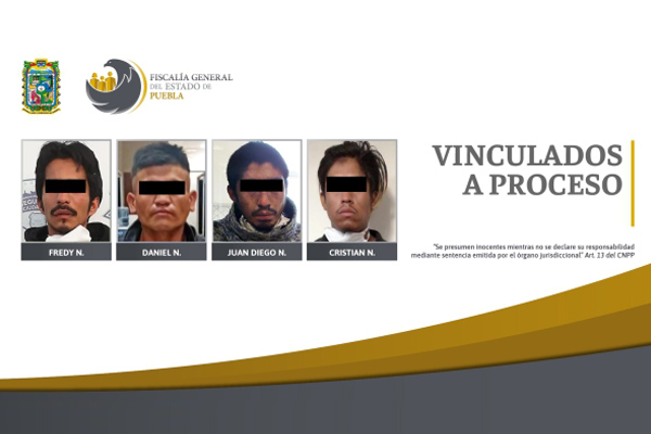 Cuatro vinculados a proceso por diferentes robos en la capital
