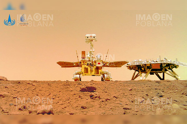 Explorador chino de Marte recorre más de 400 metros