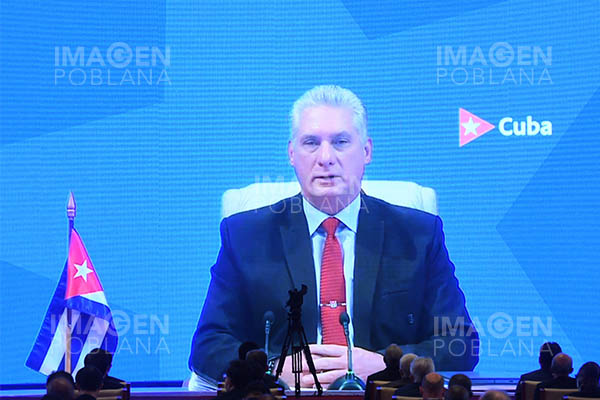 Presidente de Cuba denuncia doble rasero de EU ante manifestaciones