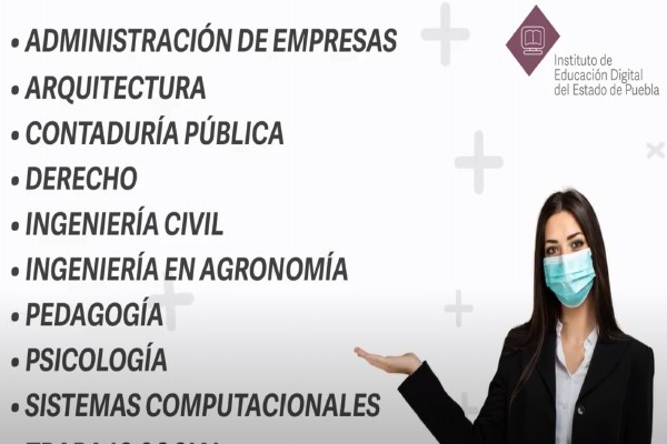 Oferta IEDEP 10 licenciaturas en la modalidad semipresencial