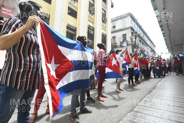 Presidente cubano habla sobre hechos de violencia ocurridos en la Isla