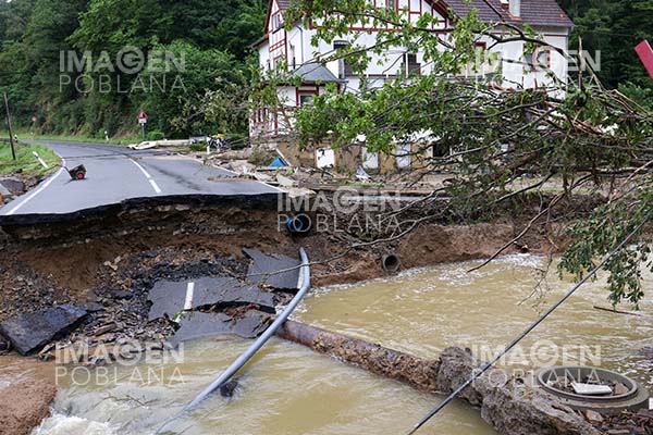 Detectan un derrame de petróleo en una región alemana afectada por inundaciones