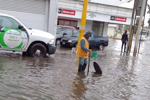 Agua de Puebla ha atendido 86 contingencias por fuertes lluvias