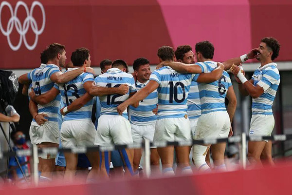 Argentina consigue su primera medalla olímpica en rugby