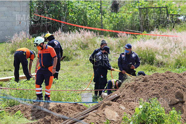 Albañil muere sepultado mientras trabajaba en obras de agua potable