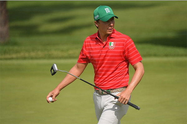 Carlos Ortiz, sublíder en la segunda ronda del golf en Tokio 2020