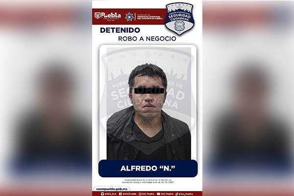 Atrapan a maleante luego de asaltar un Oxxo