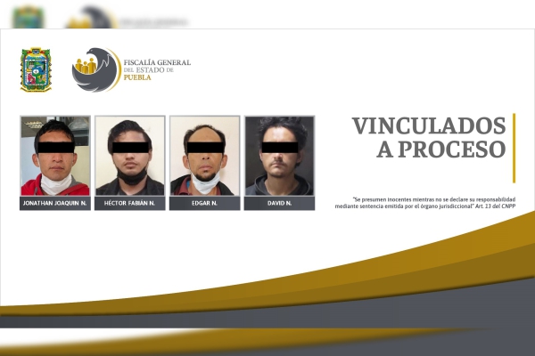 FGE obtiene cuatro vinculaciones a proceso por robo en la capital poblana