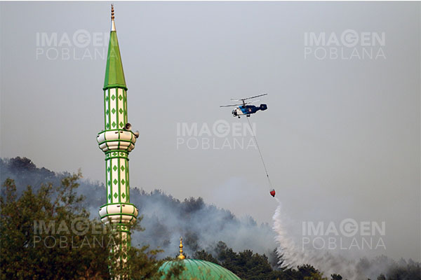 Turquía continúa la lucha contra 12 incendios forestales