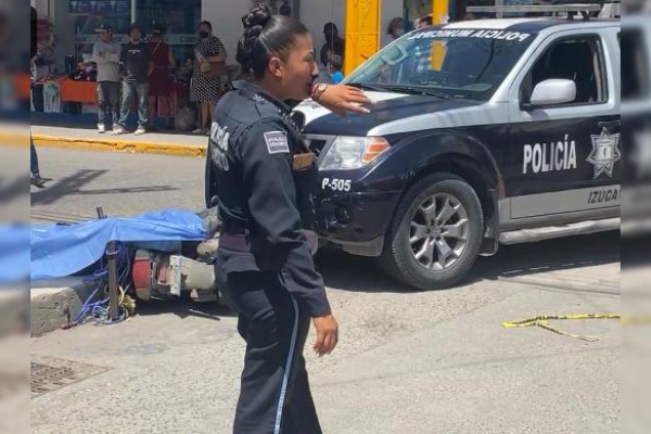 Muere motociclista tras ser atropellado por una patrulla