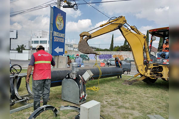 Agua de Puebla continúa mantenimiento al Sistema Acuaférico