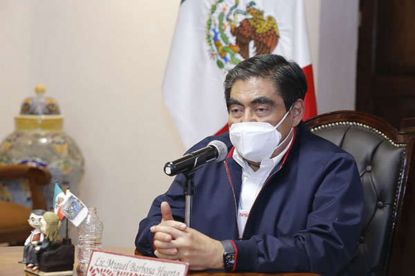 Gobierno de Puebla no va a fallar en el combate al COVID-19: Barbosa