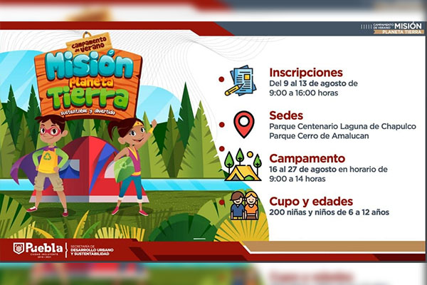 Ayuntamiento invita a participar en Campamento de Verano “Misión Planeta Tierra”