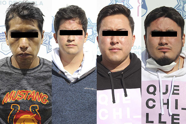 Cuatro asaltantes detenidos durante el fin de semana