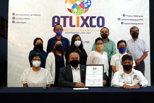 Atlixco, único municipio en el país que obtiene el Distintivo M