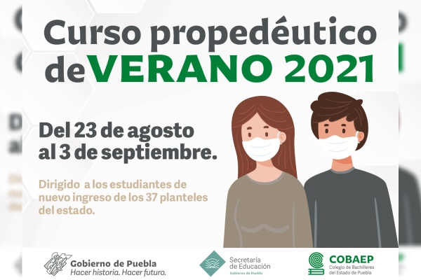 Inicia COBAEP curso propedéutico en sus 37 planteles