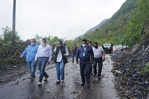 Secretaría de Infraestructura evalúa daños por huracán “Grace”