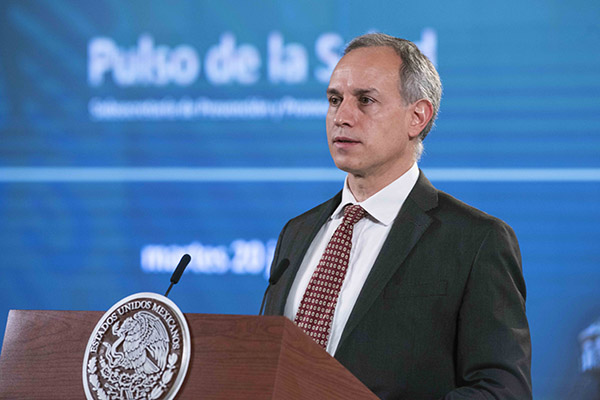 Que la pandemia en México va a la baja, según Gatell