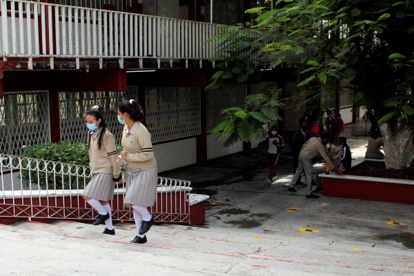 Desolado regreso a clases presenciales en Puebla