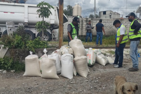 Saquean en Xochimehuacán tren de Ferrosur cargado de granos