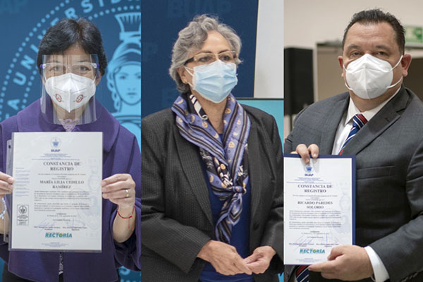Contenderán por la Rectoría de la BUAP: Lilia Cedillo, Guadalupe Grajales y Ricardo Paredes