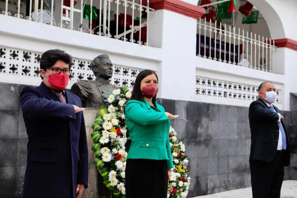 Conmemoran autoridades municipales aniversario luctuoso del General Ignacio Zaragoza