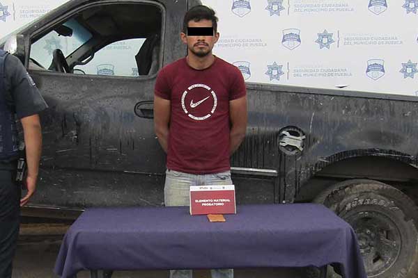 Detenido maleante que asaltaba transeúntes