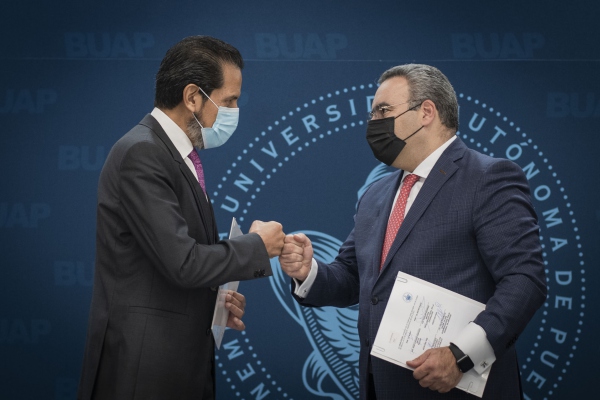 Firman convenio de colaboración BUAP y Procuraduría Fiscal de la Federación
