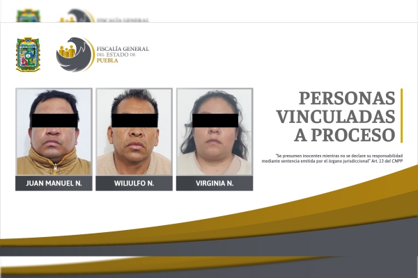 Por lenocinio, tres personas tras las rejas y vinculadas a proceso