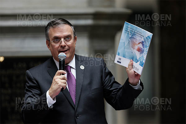 Ebrard afirma ante la ONU que cambio climático amenaza supervivencia de la humanidad