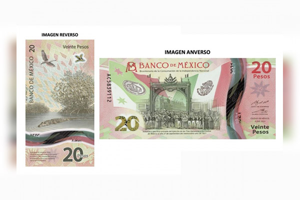 Banxico conmemora 200 años de Independencia con nuevo billete de 20 pesos