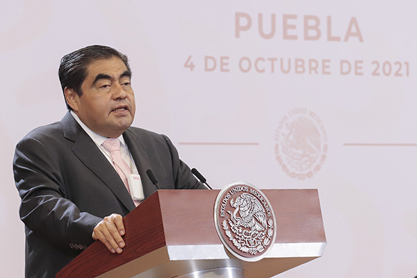 Con estrategia y en coordinación con la Federación, Puebla combate la delincuencia: Barbosa