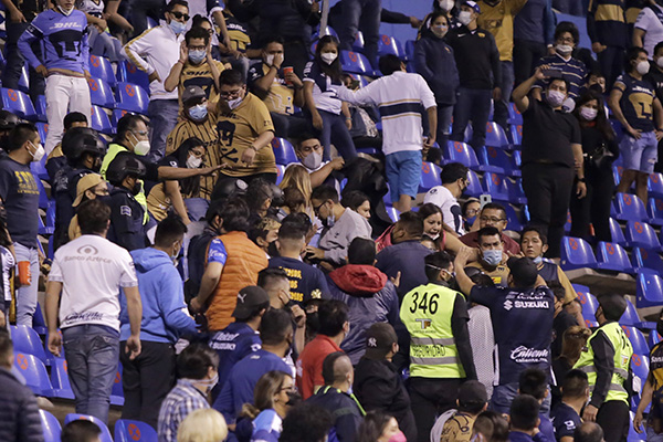 Violencia, mal recurrente en estadios tras reapertura