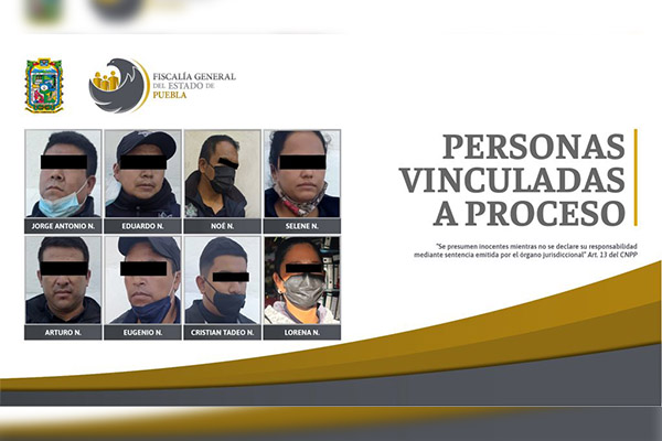 FGE imputó delitos contra los ocho policías de Quecholac