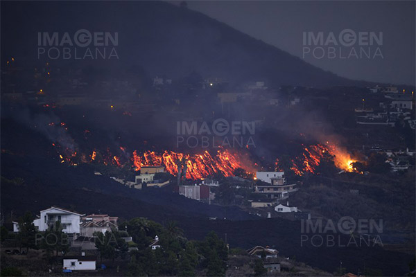 Derrumbe del cono volcánico podría destruir nuevos barrios en La Palma