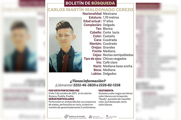 Cadáver hallado en barranca podría ser de un joven desaparecido en Xonaca