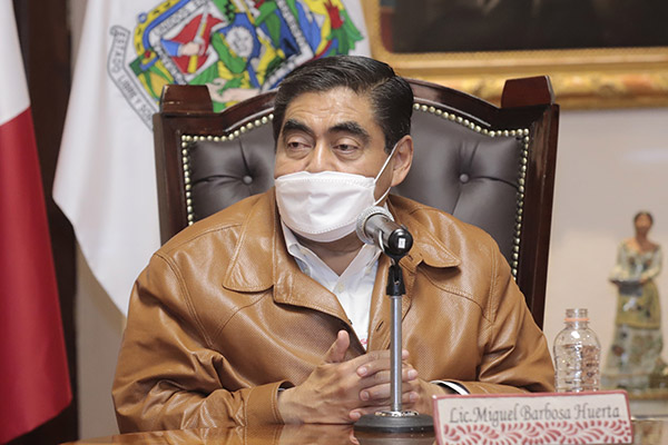 Puebla está en paz en materia de gobernabilidad: Barbosa