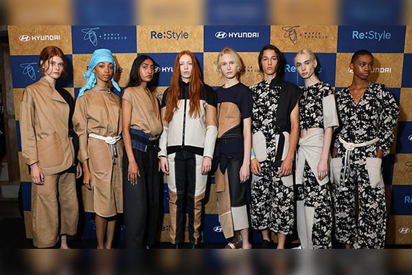 Hyundai lanza su tercera edición de “Re:Style”, moda fabricada con partes de autos