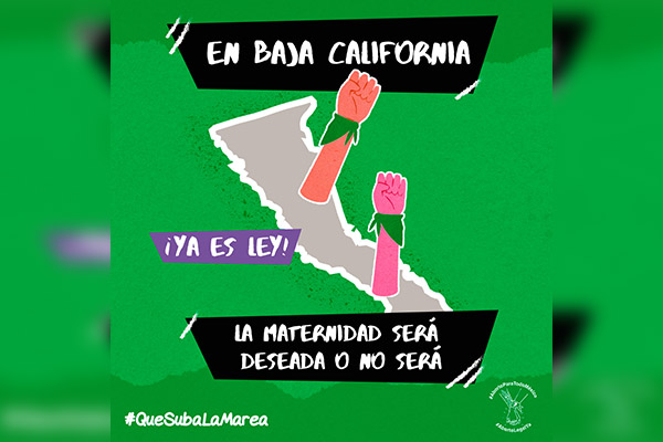 Baja California se convierte en el quinto estado que despenaliza el aborto