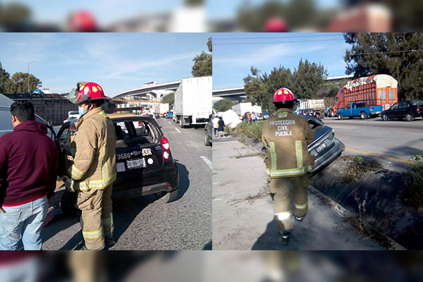 Camionero embiste a cuatro vehículos en la Puebla-Orizaba