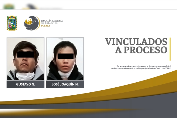 Vinculan a proceso a dos hombres por robo agravado