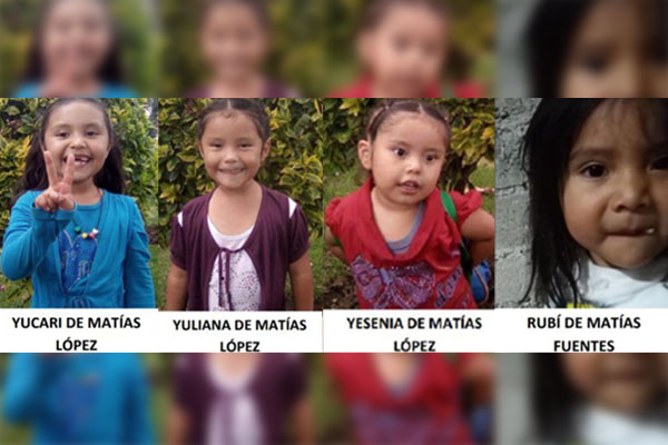 Activan Alerta Amber por cuatro hermanas menores de edad