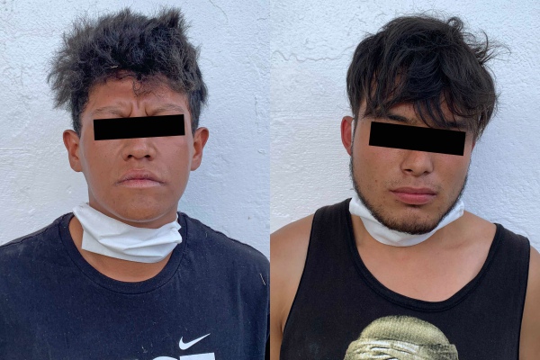 Policías municipales detienen a par de consumados ladrones de casas