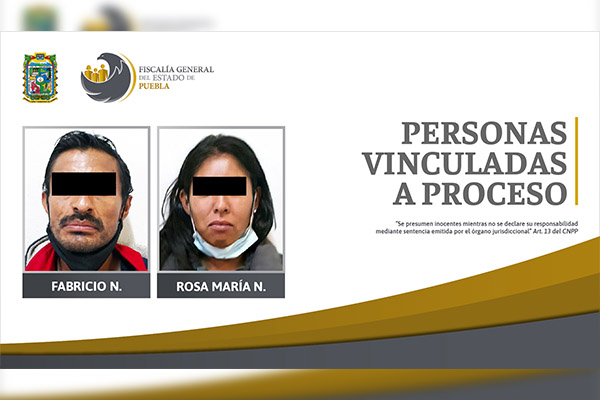 Madre y padrastro vinculados a proceso por homicidio de una menor