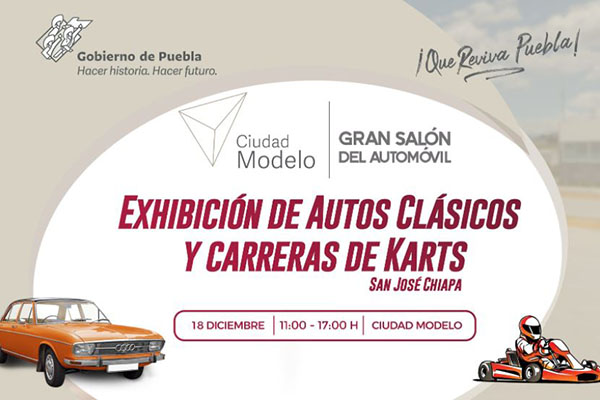 Anuncian exhibición de autos clásicos en Ciudad Modelo